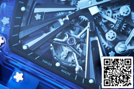 Richard Mille RM12-01 1:1 Best Edition RM Factory Tourbillon Transparent Version Case - Image 6