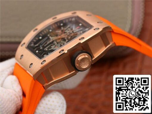 Richard Mille RM035 Americas KV Factory 1:1 Best Edition Orange Strap – Bild 6