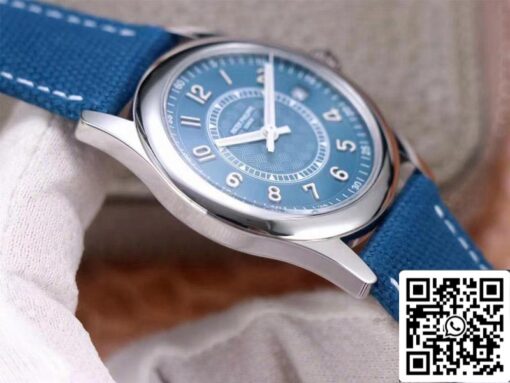 Patek Philippe Calatrava 6007A-001 1:1 Best Edition ZF Factory Blue Dial - Image 8