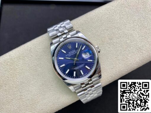 Rolex Datejust M126200-0006 1:1 Best Edition EW Factory Blue Dial - Imagen 6