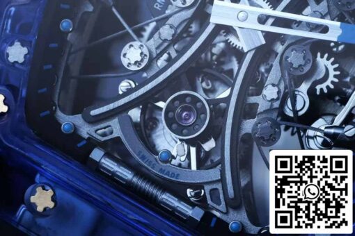 Richard Mille RM053-02 Tourbillon 1:1 Best Edition RM Factory Blue Skeleton Dial - Image 6