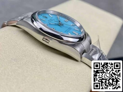 Rolex Oyster Perpetual M126000-0006 36MM 1:1 Best Edition Clean Factory Turquoise Blue Dial - Image 5