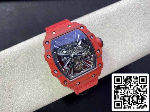 Richard Mille RM12-01 Tourbillon 1:1 Best Edition RM Factory Red Carbon Fiber Case - Image 6