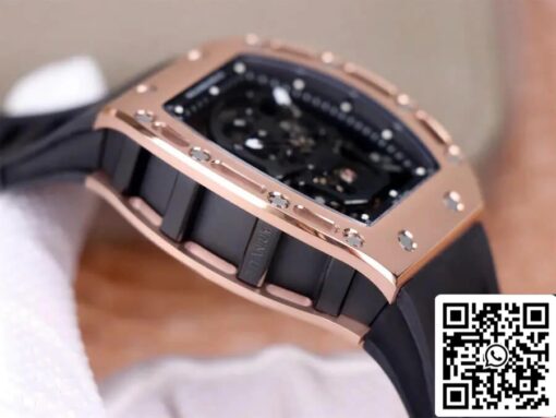 Richard Mille RM52-01 Tourbillon 1:1 Best Edition JB Factory Rose Gold Case — изображение 7