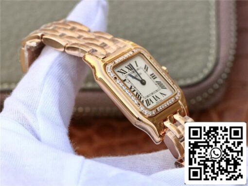 Panthere De Cartier W3PN0007 27MM 1:1 Best Edition BV Factory White Dial - Image 5