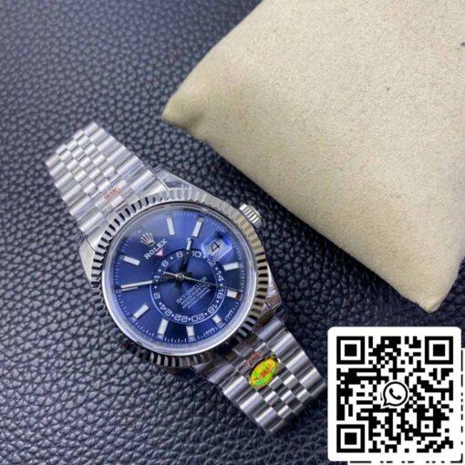 Rolex Sky Dweller M336934-0006 1:1 Best Edition Noob Factory V2 Blue Dial - Image 8