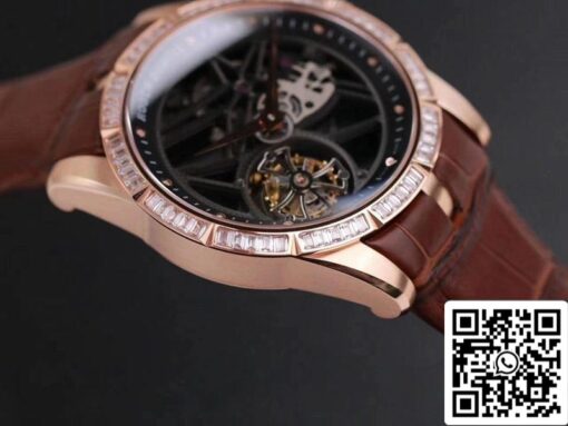 Roger Dubuis Excalibur RDDBEX0404 1:1 Best Edition JB Factory V3 Rose Gold Tourbillon Swiss RD505SQ - Image 5