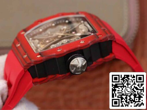 Richard Mille RM53-01 1:1 Best Edition KV Factory Red TPT Carbon Fiber - Image 6