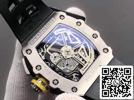 Richard Mille RM11-03 1:1 Best Edition KV Factory Titanium Case Rubber Strap - Image 3