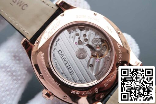 Drive De Cartier WGNM0003 1:1 Best Edition V6 Factory Rose Gold Silver Dial - Image 3