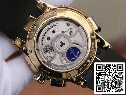 Ulysse Nardin El Toro 322-00-3 18K Rosegold Case All Working GMT Calendar 1:1 Best Edition Swiss UN-32 - Image 4