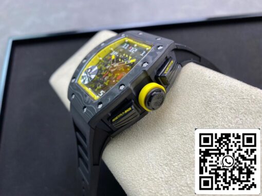 Richard Mille RM-011 1:1 Best Edition KV Factory Yellow Strap — изображение 5