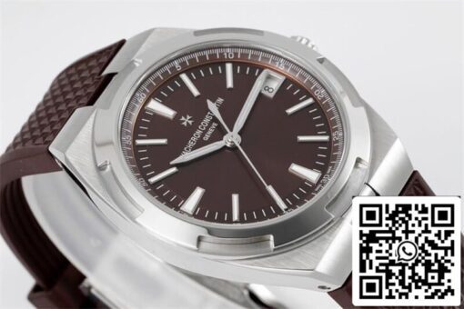 Vacheron Constantin Overseas 4500V 1:1 Best Edition PPF Factory Brown Rubber Strap - Image 5