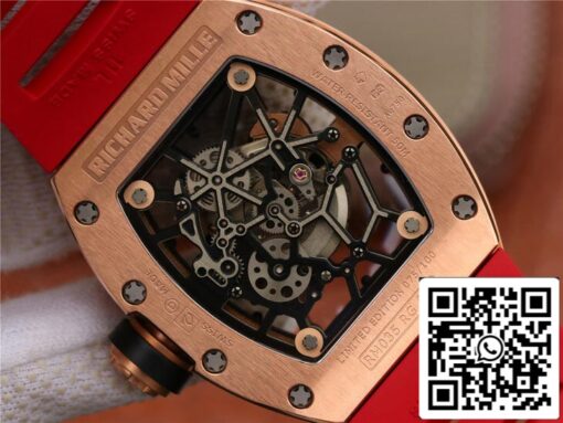 Richard Mille RM035 Americas KV Factory 1:1 Best Edition Rose Gold – Bild 5