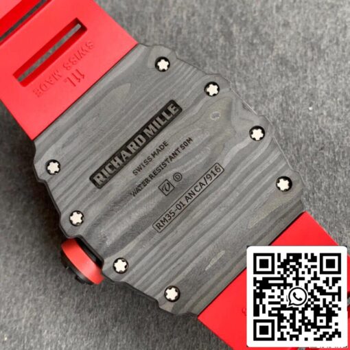 Richard Mille RM35-01 1:1 Best Edition KV Factory Red Strap - Image 5