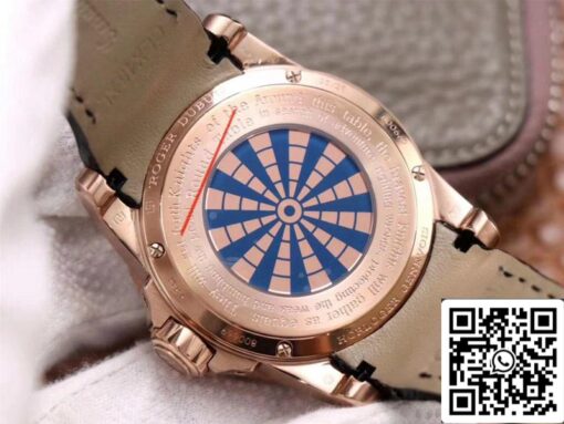 Roger Dubuis Excalibur RDDBEX0684 1:1 Best Edition ZZ Factory Rose Gold Blue Dial Swiss ETA9015 - Image 5