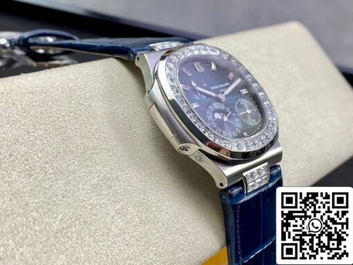 Patek Philippe Nautilus 5724G-001 1:1 Best Edition GR Factory Blue Strap — изображение 4