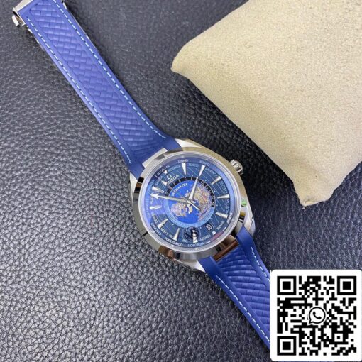 Omega Seamaster Aqua Terra GMT Worldtimer 220.12.43.22.03.001 1:1 Best Edition VS Factory Blue Dial - Image 5