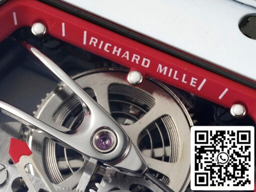 Richard Mille RM27-02 Rafael Nadal Tourbillon 1:1 Best Edition RM Factory Red Rubber Strap - Image 5