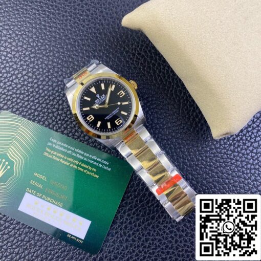 Rolex Explorer M124273-0001 1:1 Best Edition EW Factory Yellow Gold - Image 4