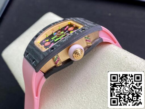 Richard Mille RM-07 Bon Bon 1:1 Best Edition RM Factory Pink Strap - Image 6