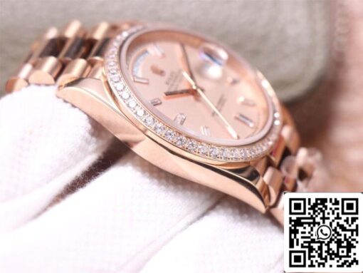 Rolex Day Date M228345RBR-0007 1:1 Best Edition EW Factory Rose Gold - Imagen 8