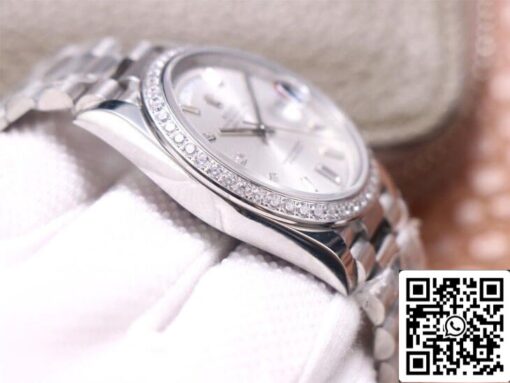 Rolex Day Date M228349RBR-0001 1:1 Best Edition EW Factory Silver Dial - 이미지 7