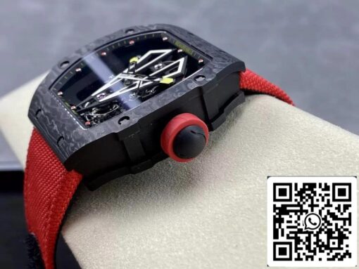 Richard Mille RM27-03 Tourbillon 1:1 Best Edition BBR Factory Black Carbon Fiber Case - Image 5