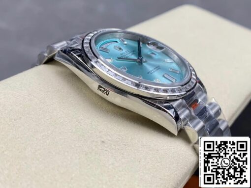 Rolex Day Date M228396TBR-0002 1:1 Best Edition GM Factory Ice Blue Dial - 이미지 4