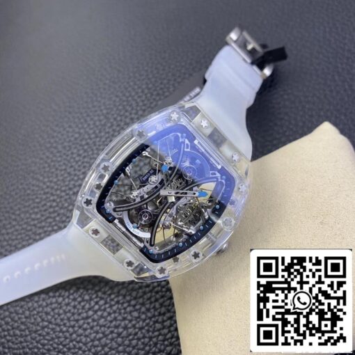 Richard Mille RM053-02 1:1 Best Edition RM Factory Transparent Tourbillon Skeleton Dial - Image 7