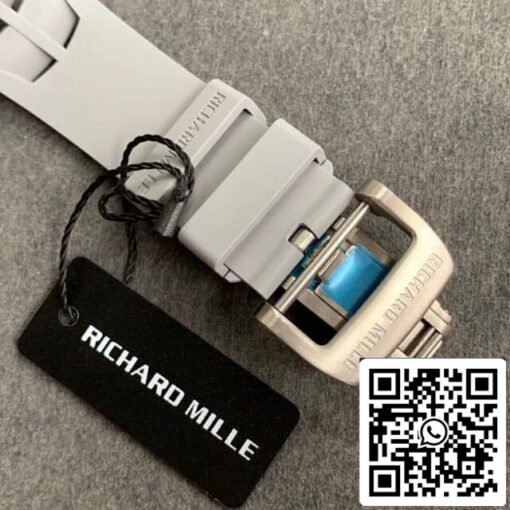 Richard Mille RM-011 1:1 Best Edition KV Factory White Ceramic Case — изображение 4