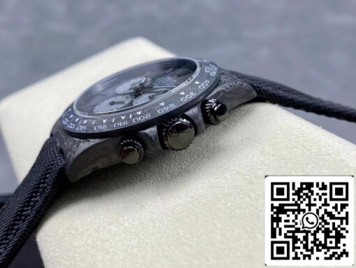 Rolex Daytona Cosmograph Diw Custom Version 1:1 Best Edition Noob Factory Black Strap - Image 5