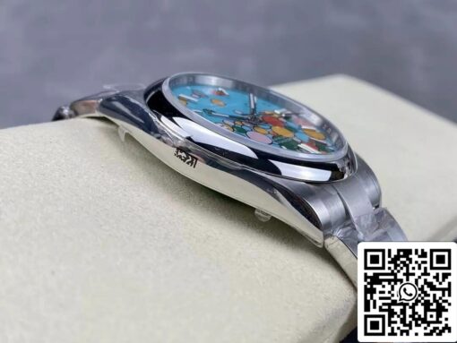 Rolex Oyster Perpetual M124300-0008 41MM 1:1 Best Edition EW Factory Turquoise Blue Dial - 이미지 5