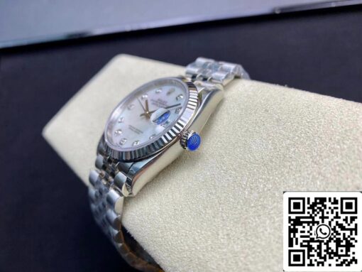 Rolex Datejust 178384-NG-63160 31MM 1:1 Best Edition EW Factory Silvery White Dial - Image 5