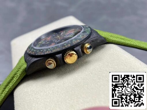 Rolex Daytona Cosmograph Diw Custom Version 1:1 Best Edition Noob Factory Green Strap - Imagen 6