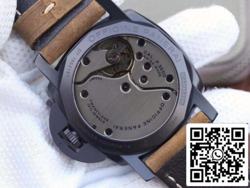 Panerai Luminor PAM375 ZF Factory Mechanical Watches 1:1 Best Edition Swiss ETA P3000 PVD Plated Titanium Case - Image 3