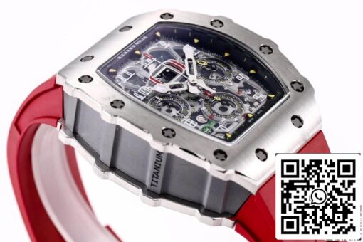 Richard Mille RM11-03RG 1:1 Best Edition KV Factory Titanium Case - Image 5