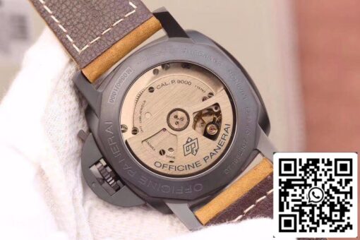 Panerai Luminor PAM386 VS Factory 1:1 Best Edition Swiss ETA P9000 Superlumed Gray Dial and Hands - Image 4