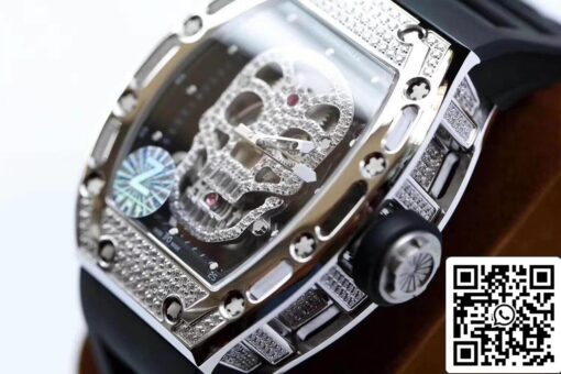 Richard Mille RM052 Z Factory 1:1 Best Edition Swiss ETA6T51 black strap - Image 4