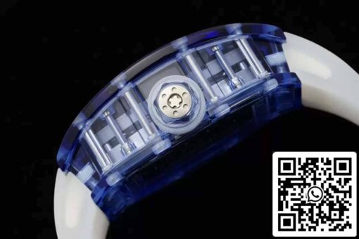 Richard Mille RM053-02 Tourbillon 1:1 Best Edition RM Factory Blue Transparent Case - Image 5