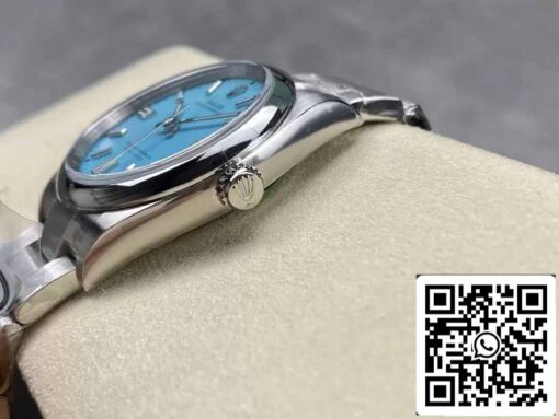 Rolex Oyster Perpetual M126000-0006 36MM 1:1 Best Edition Clean Factory Turquoise Blue Dial - Image 6