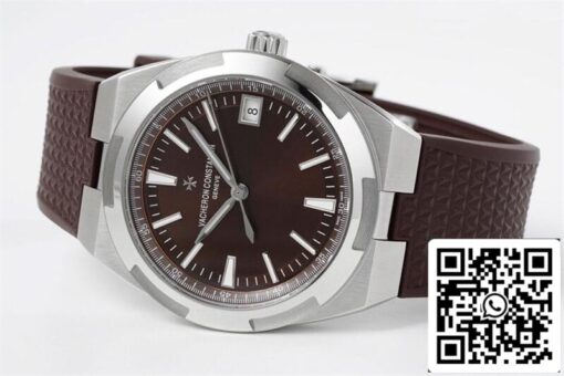 Vacheron Constantin Overseas 4500V 1:1 Best Edition PPF Factory Brown Rubber Strap - Image 4