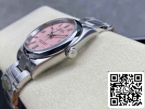 Replica Rolex Oyster Perpetual M126000-0008 36MM  Clean Factory Pink Dial - Imagen 7