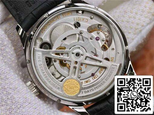 IWC Portuguese Tourbillon 1:1 Best Edition ZF Factory White Dial - Image 6