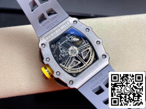 Richard Mille RM11-03 1:1 Best Edition KV Factory Titanium Steel - Image 7