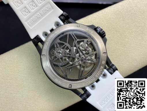 Roger Dubuis Excalibur RDDBEX0549 1:1 Best Edition BBR Factory Tourbillon White Strap - Image 4