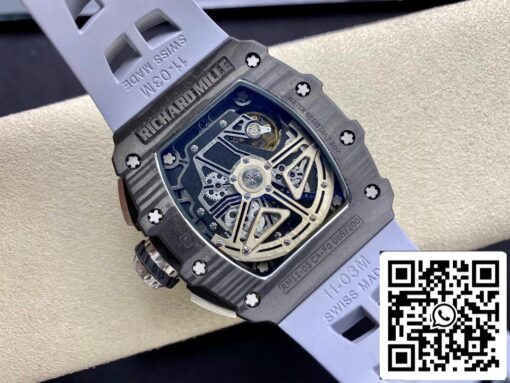 Richard Mille RM-011 1:1 Best Edition KV Factory Forged Carbon Case - Image 3