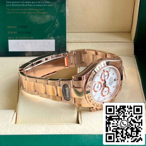 Replica Rolex Daytona M116505-0010  Best 1:1 Edition BT Factory Rose Gold - immagine 7