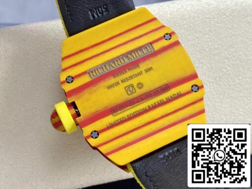 Richard Mille RM27-03 Tourbillon 1:1 Best Edition BBR Factory Yellow Strap - Image 4