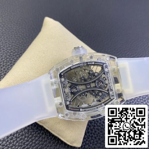 Richard Mille RM053-02 1:1 Best Edition RM Factory Transparent Tourbillon Skeleton Dial - Image 6